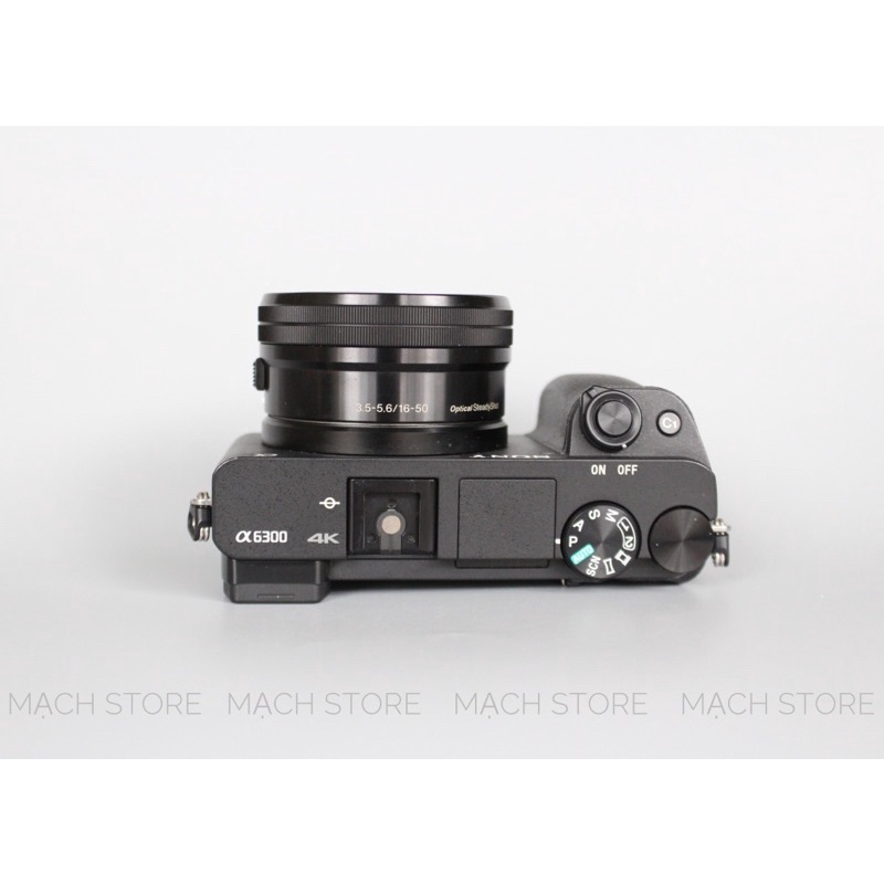 MÁY ẢNH SONY A6300 + KÈM LENS KIT  16-50MM F3.5-5.6 OSS PZ