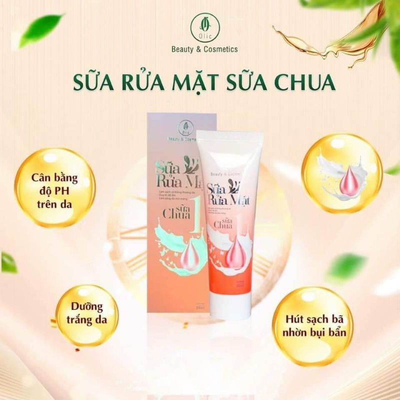 Sữa Rửa Mặt Sữa Chua Olic