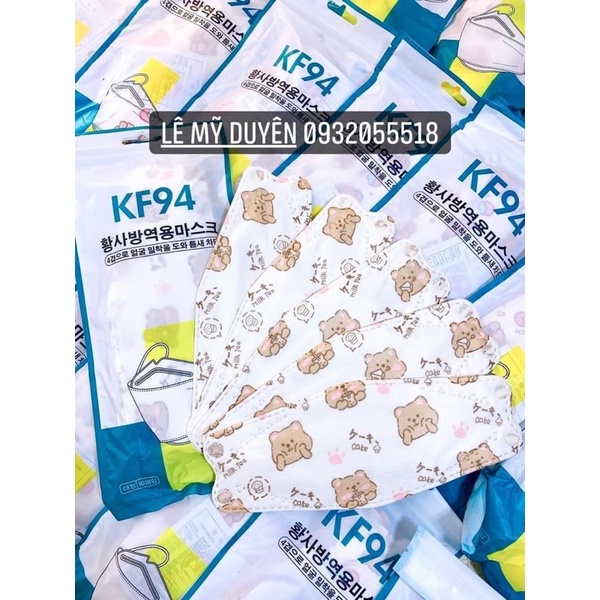 [ Combo 10 cái ] Khẩu trang KF94 Hoạt hình - HÀNG NHẬP SẴN