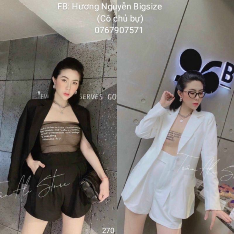 Bigsize SET VEST ÁO LƯỚI 3 MÓN S215