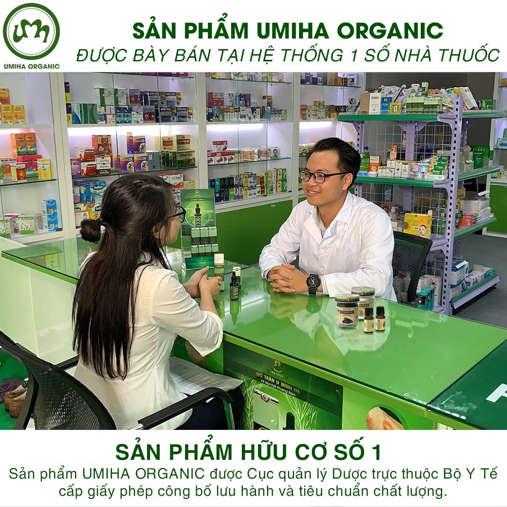 Bột Than Hoạt Tính làm trắng răng hữu cơ UMIHA nguyên chất | Activated Carbon Flour 100% Organic 125G