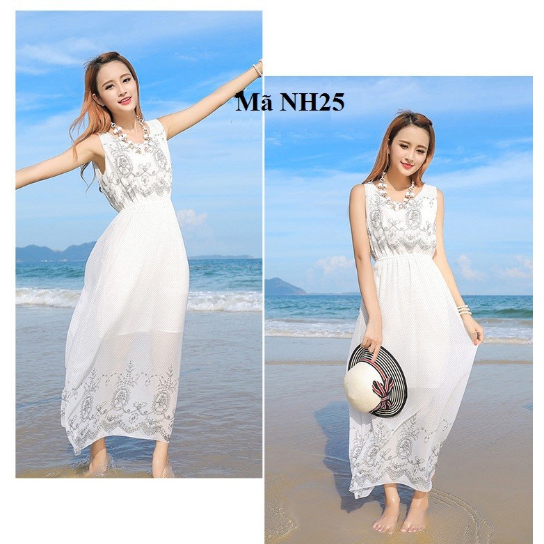 Siêu giảm giá cực shockThướt tha, nữ tính với váy - đầm dài đi biển NH25 | BigBuy360 - bigbuy360.vn