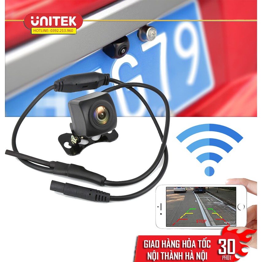 Camera Lùi Kết Nối Wifi Xem Trên Điện Thoại Dành Cho Ô Tô F-Car