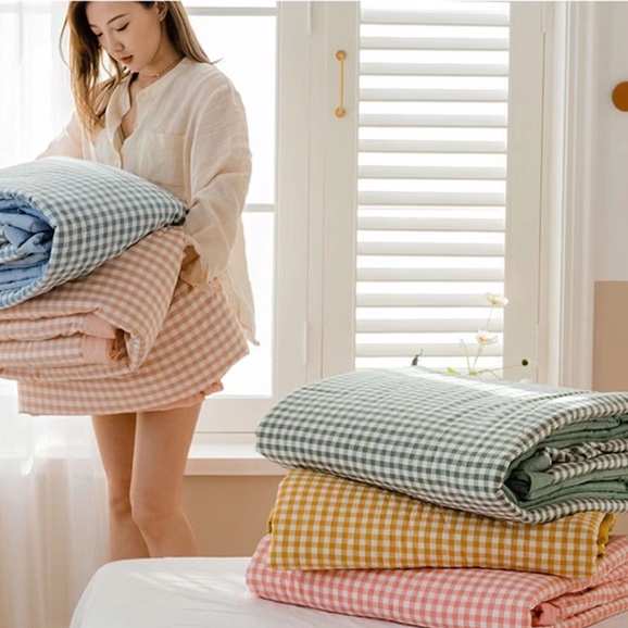 Chăn lụa Abraca Dabra màu trơn mềm mại thoáng mát thoải mái thân thiện với làn da cho mùa hè với 7 màu 1m5 1m8 2m