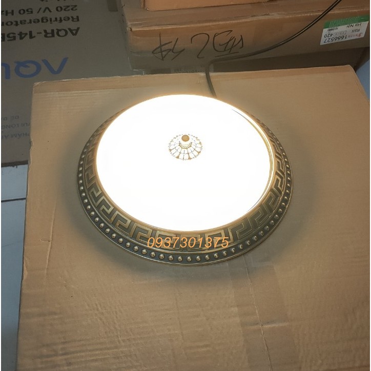 Đèn Ốp Trần Trang Trí Y013 Đường Kính D320mm Đèn Led 3 Chế Độ Ánh Sáng - Bảo Hành 2 Năm