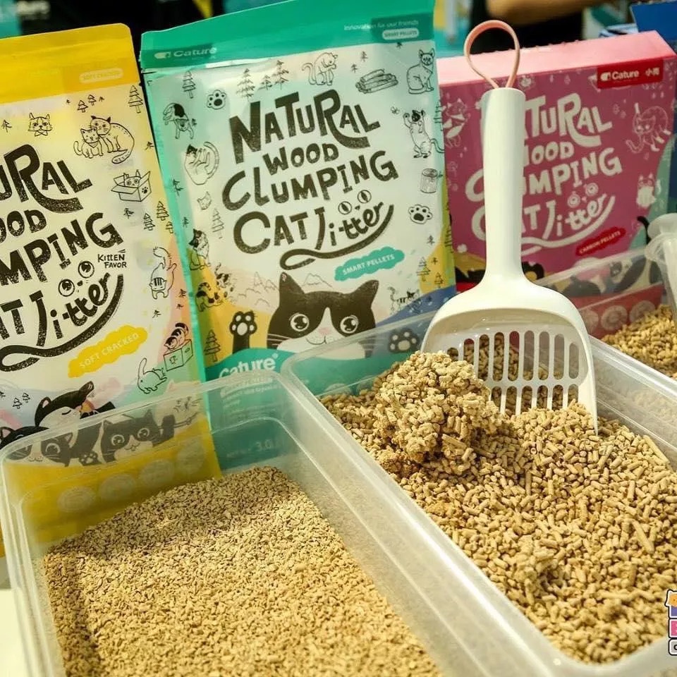 Cát Vệ Sinh Đậu Nành, Cát Gỗ Cho Mèo Cature Natural cho mèo đi vệ sinh - siêu khử mùi và tiết kiệm (An Việt Tiến)