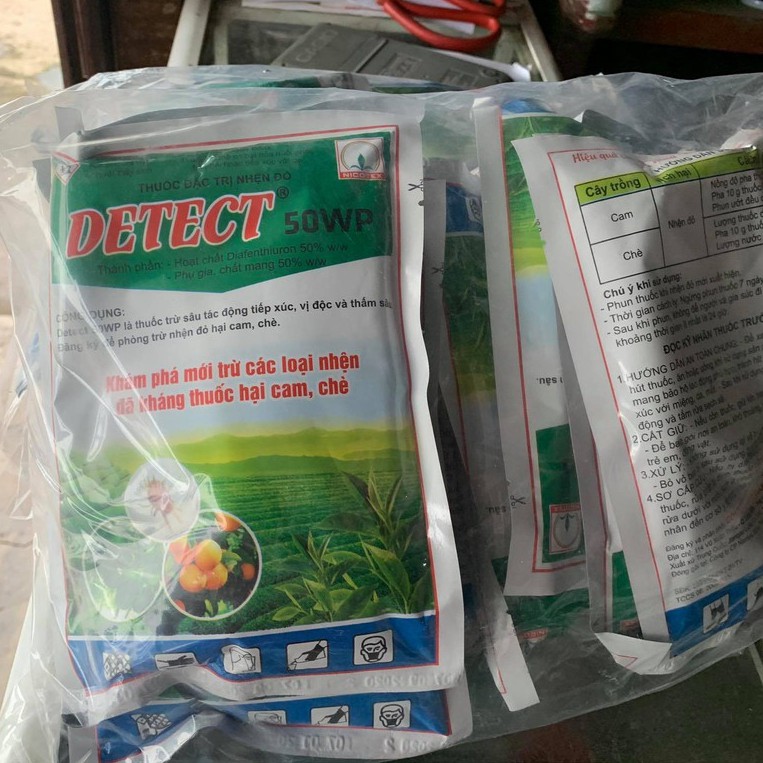 Đặc Trị Nhện Đỏ Detect 50wp (Gói 100G) - VTNN Bắc Từ Liêm