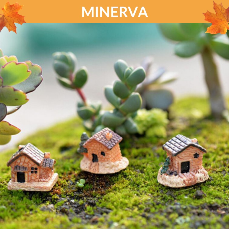 TIỂU CẢNH Mô hình nhà mini trang trí tiểu cảnh, sân vườn, chậu cây kiểng