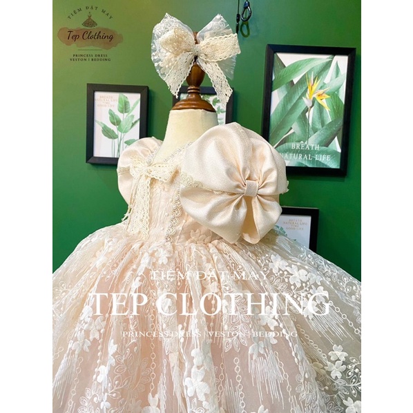 ROSALIE Đầm Công Chúa Thiết Kế Cho Bé Gái by TEP Clothing- Hình Thật