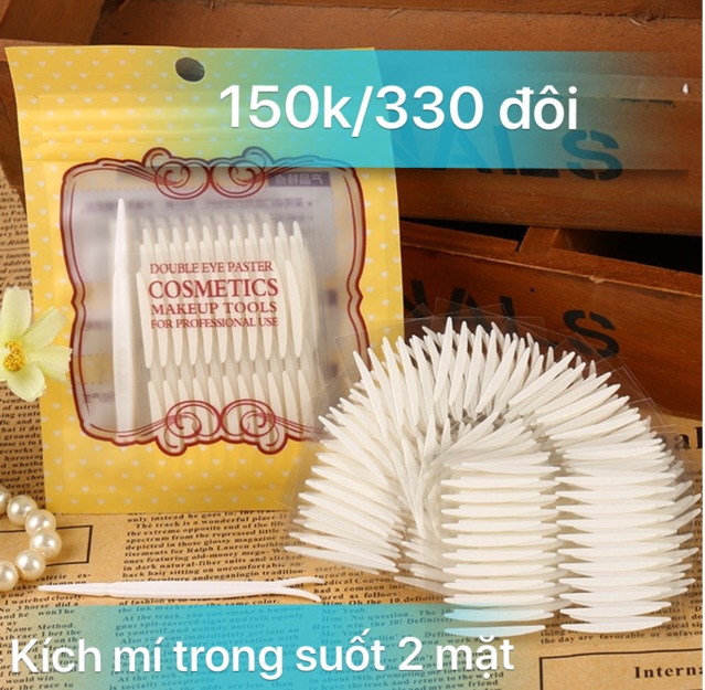 💞Kích mí trong suốt 2 mặt 600 miếng