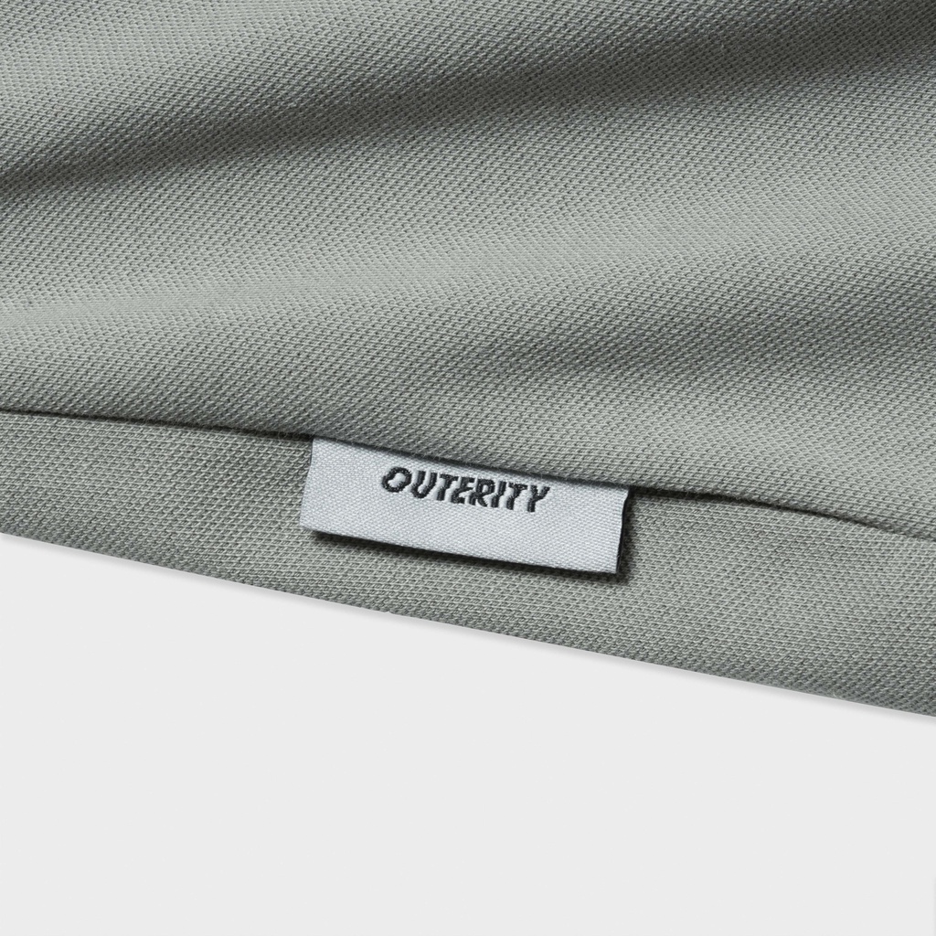 Áo polo nam nữ local brand unisex Outerity Minimalist vải cá sấu - ORT.B 703