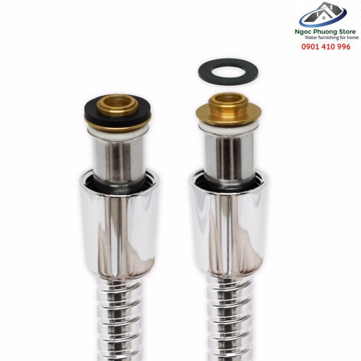 Dây sen tắm cao cấp INOX 304 xoay 360° dài 1m2, 1m5 chính hãng ONSPA