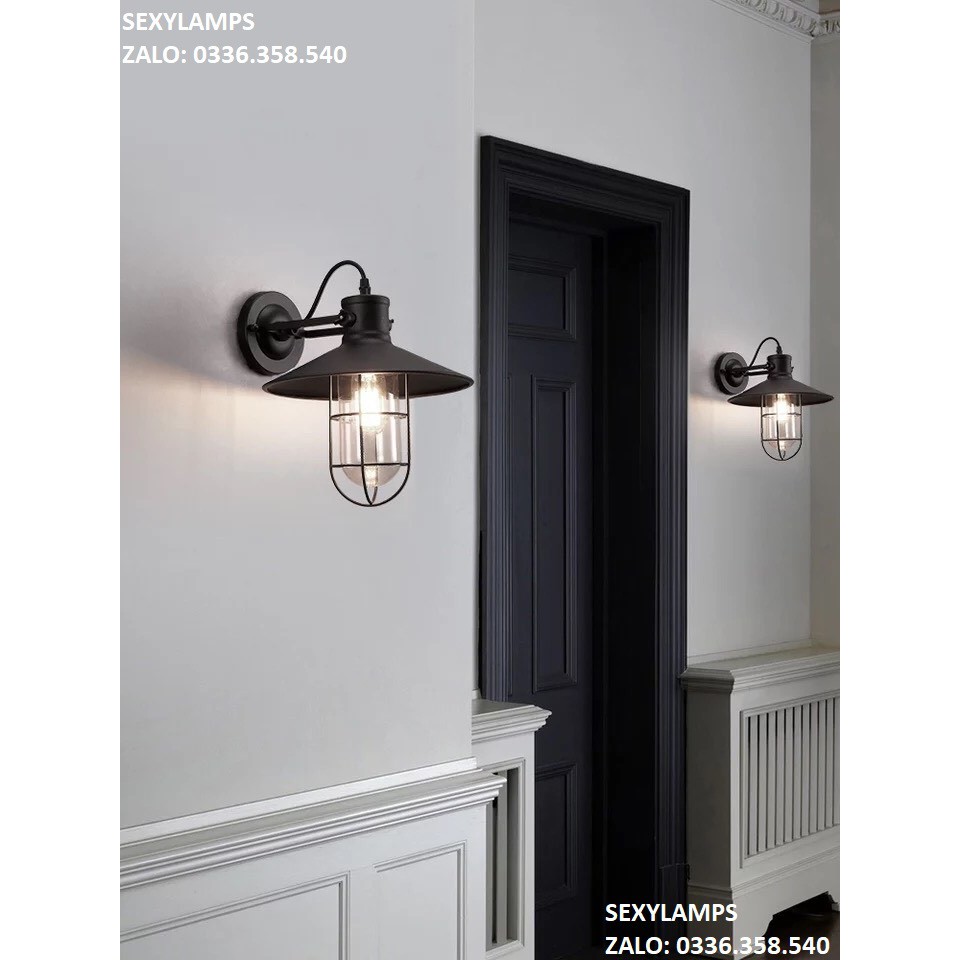 ĐÈN TƯỜNG VINTAGE CỔ ĐIỂN CHỐNG BÃO KÈM BÓNG LED EDISON