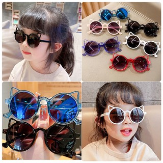 Kính mát chống tia uv hình mèo dễ thương cho bé