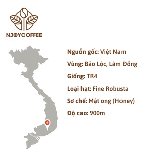 Cà Phê Fine Robusta winey (Pha phin, Moka pot) - Njoy Coffee