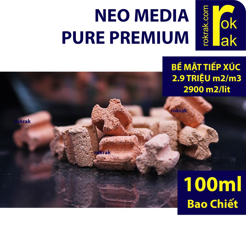 Vật liệu lọc Neo Media - Pure Premium 100ml bao chiết cho bể thủy sinh hồ cá #2