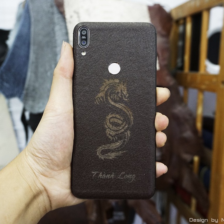 Miếng dán da Zen phone Maxpro M1 – Da bò thật 100% - chính hãng Nét Đẹp Tinh Tế