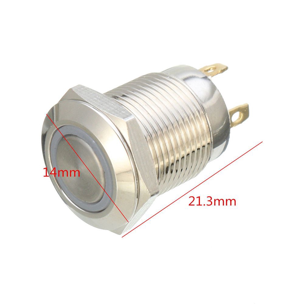 Công Tắc Nút Nhấn 4 Pin 12V 12mm Chống Nước