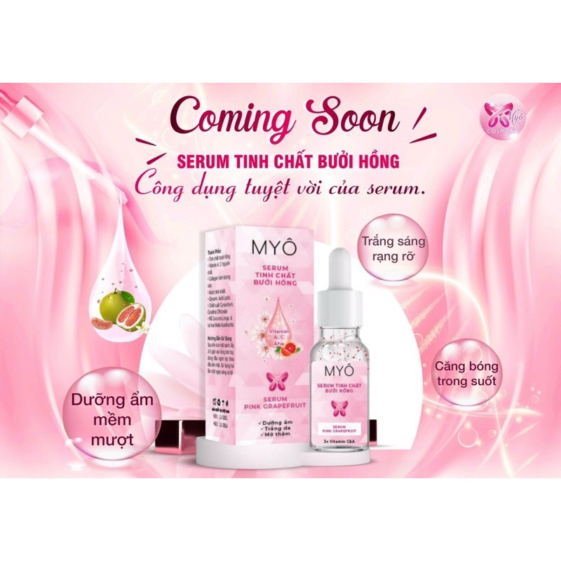 🔥CHÍNH HÃNG 🔥SERUM TINH CHẤT BƯỞI HỒNG MYÔ