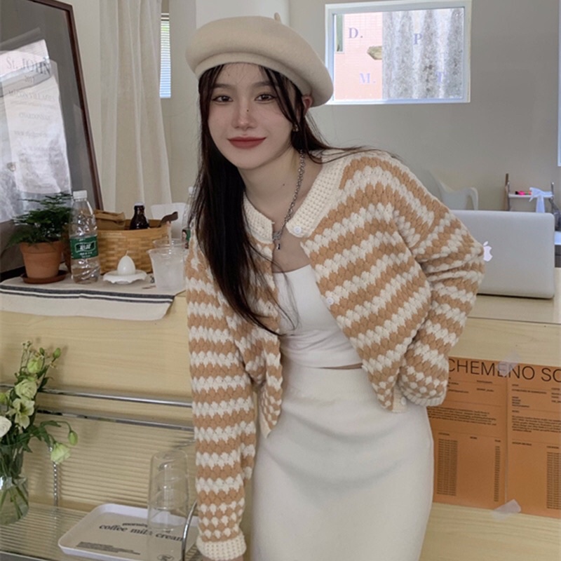 Áo Cardigan khoác ngoài phong cách thanh lịch sang trọng dành cho nữ