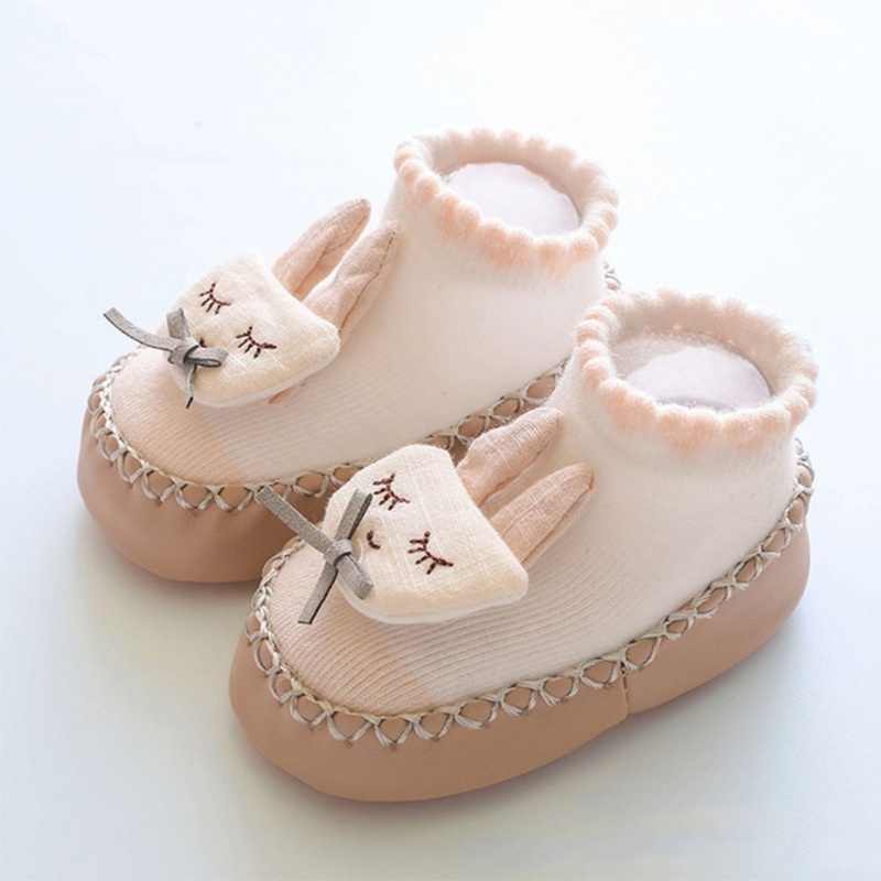 1 Đôi Giày Vớ Chống Trượt Dễ Thương Cho Bé Tập Đi