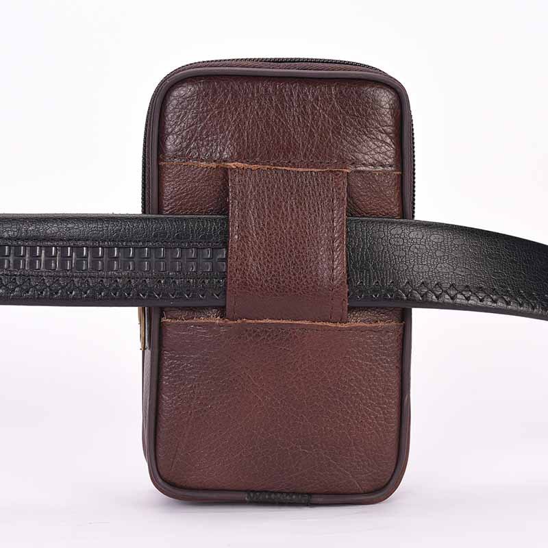 Túi đeo hông đựng điện thoại da thật T20