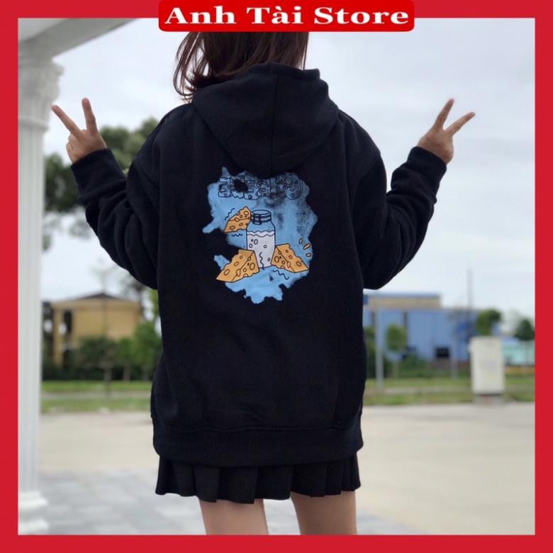 Áo nỉ hoodie nam nữ in hình mèo tom and jerly fom unisex oversize đến 67kg có nũ  phong cách Hàn Quốc AT 9112 | BigBuy360 - bigbuy360.vn