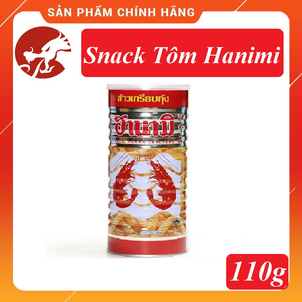 Snack Tôm Hanami - Lon 110g