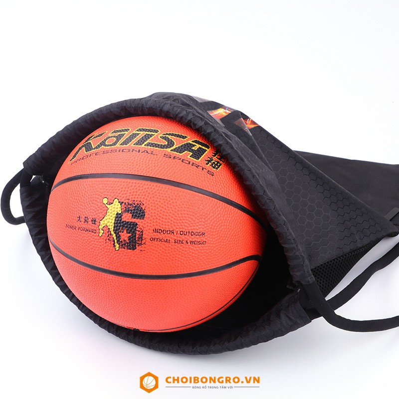 Túi rút bóng rổ - Gọn nhẹ, tiện lợi, đựng giày đựng bóng, có ngăn phụ đựng ví tiền điện thoại