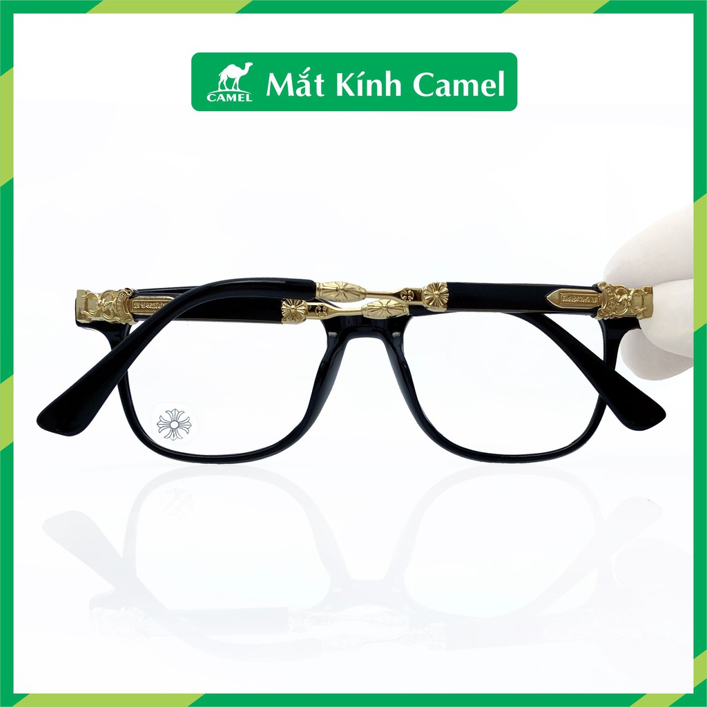 Kính mắt CH thời trang cao cấp Nam Nữ [Hot Trend] Gọng kính giả cận vàng | BigBuy360 - bigbuy360.vn