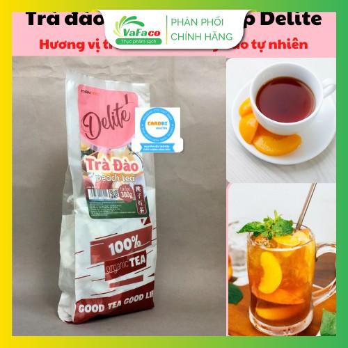 Trà Đào Túi Lọc CAO CẤP DELITE (300g) - Làm Trà Đào, Trà Trái Cây