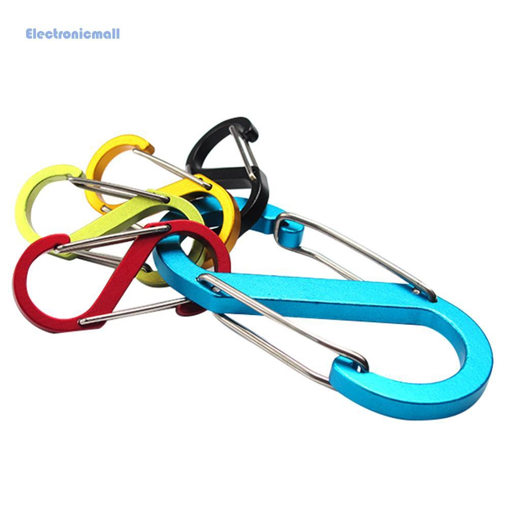 Móc khóa Carabiner 8 cạnh bằng hợp kim nhôm