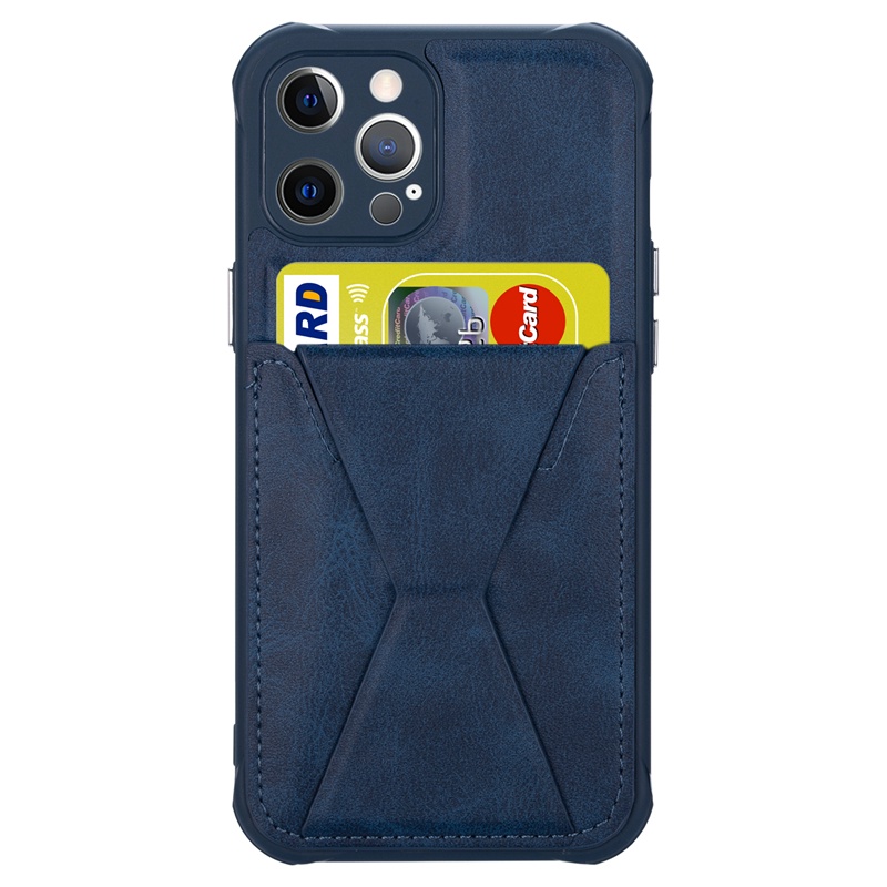 Ốp Điện Thoại Da PU + TPU Kiểu Ví Doanh Nhân Sang Trọng Cho iPhone 13 12 11 Pro Max XR X XS 6 6s 7 8 Plus