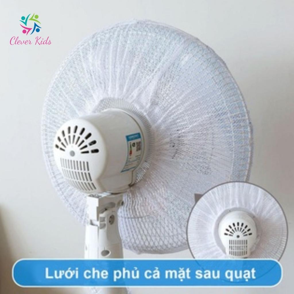 Lưới bọc quạt an toàn cho bé loại to trùm kín quạt có dây rút dễ điều chỉnh