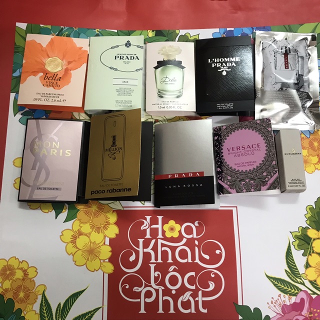 Set Mẫu thử nước hoa | Thế Giới Skin Care