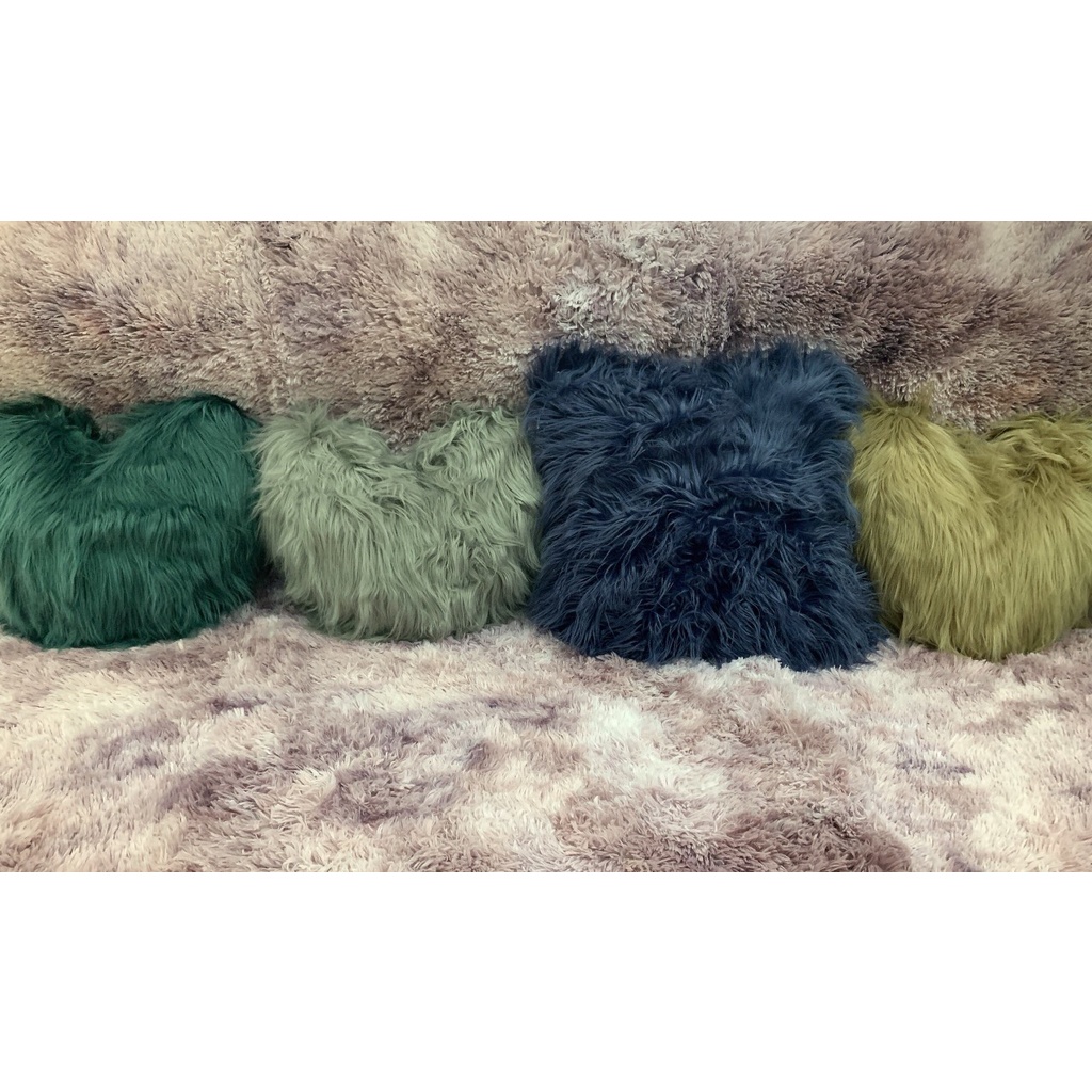 Vỏ Gối tựa lông chồn cao cấp trang trí sofa, phòng khách, phòng ngủ