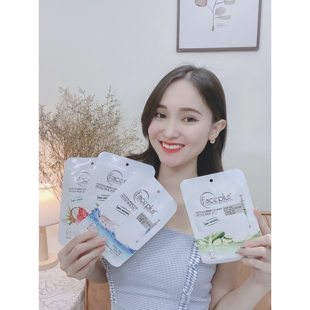 Mặt nạ FacePlus+ chiết xuất ngọc trai dưỡng trắng da 32ml