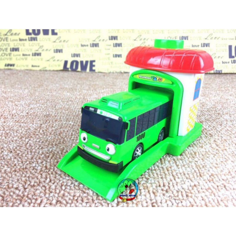 Hộp 4 chiếc xe buýt Tayo - little bus hoạt động bằng lực đẩy siêu hot