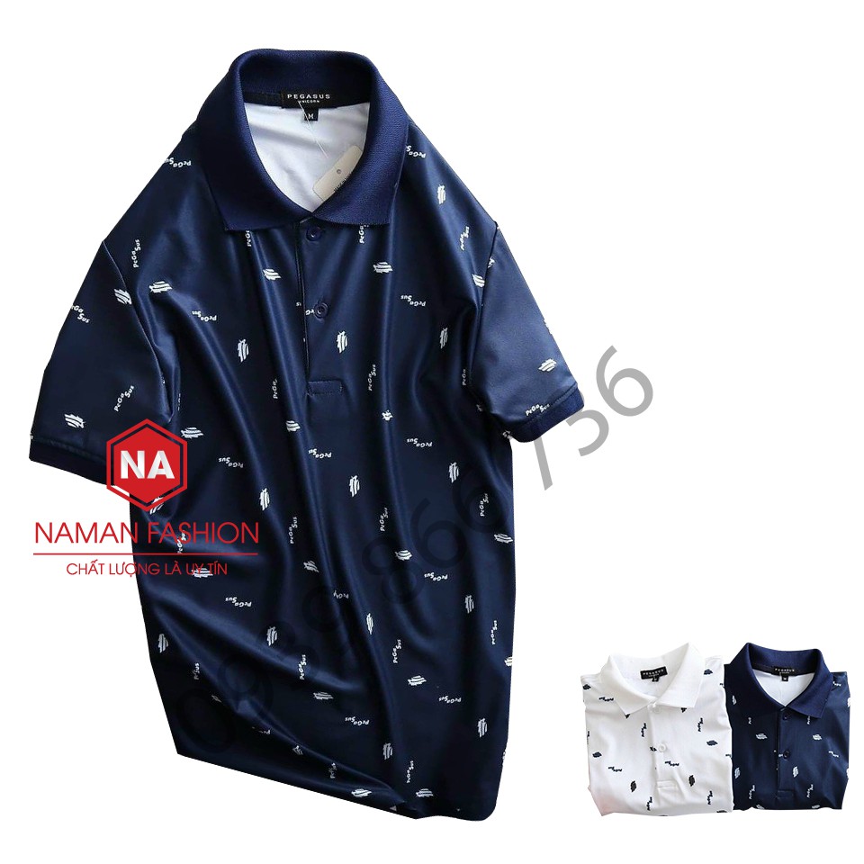 Áo thun polo nam họa tiết in chìm tinh xảo trên nền vải single - Thấm Hút Mồ Hôi, Co Giãn Đa Chiều | BigBuy360 - bigbuy360.vn