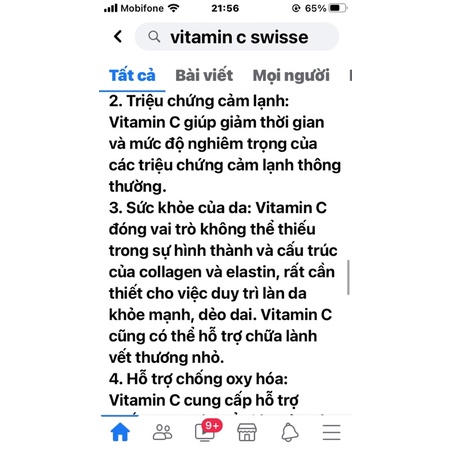 Viên sủi bổ sung C Swisse Úc