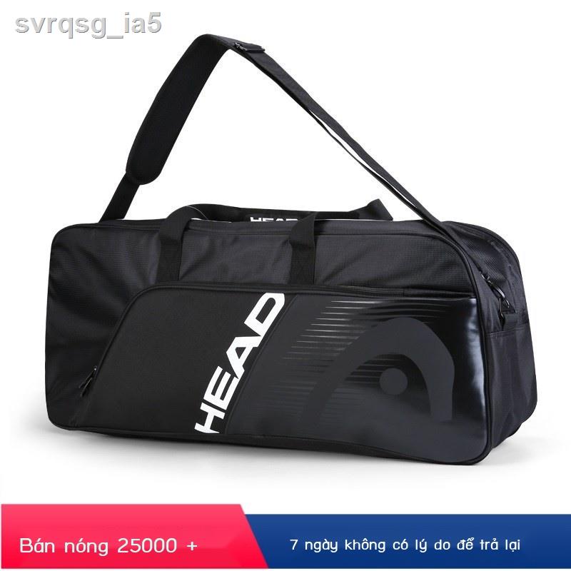 ◎▥✲HEAD Túi tennis Hyde đeo vai túi đựng túi đựng vợt cầu lông túi đựng vợt tennis nam và nữ Túi đựng v