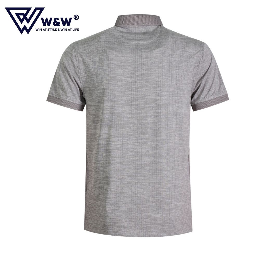 Áo Thun Nam Polo W&W Dáng Regular Fit - Có Túi Ngực Chất Liệu Thoáng Mát, Thấm Hút Tốt  WPO70R