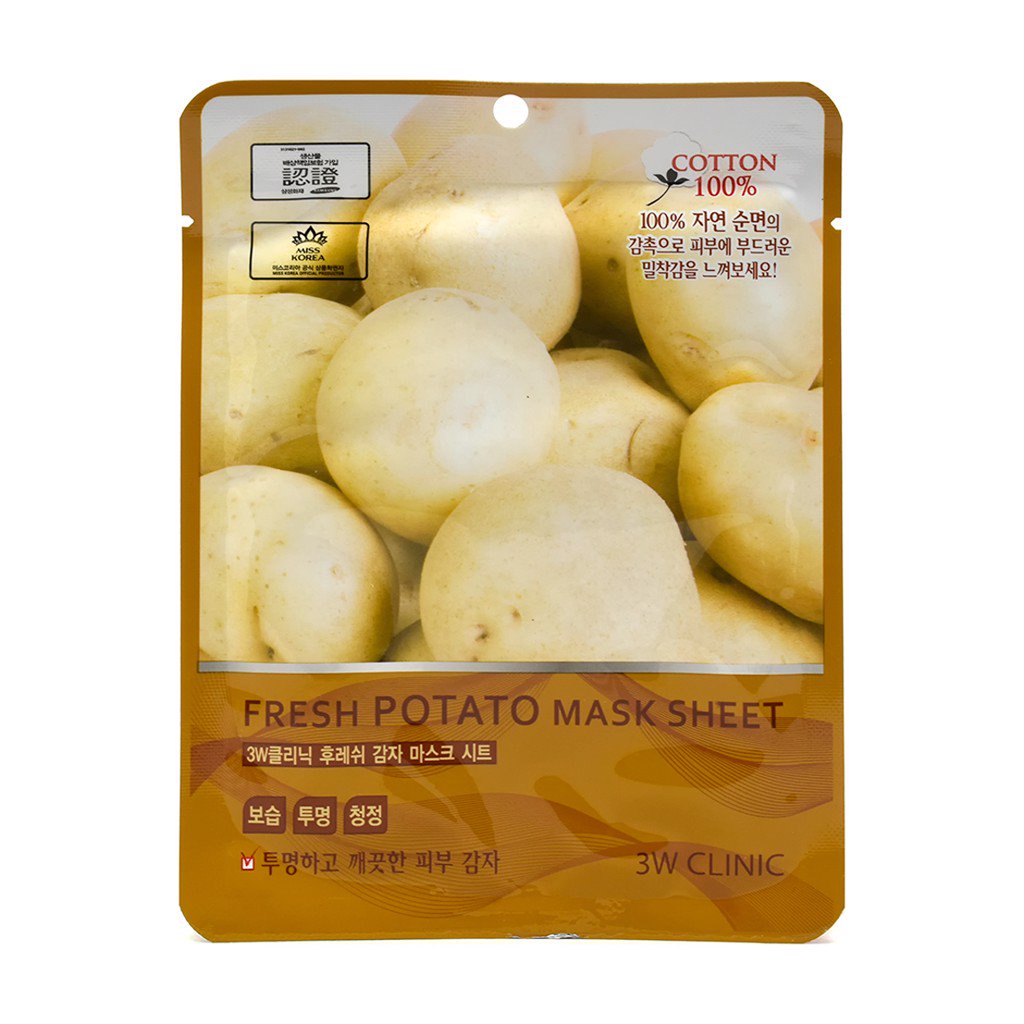 Mặt Nạ Dưỡng Da Chiết Xuất Từ Thiên Nhiên 3W Clinic Fresh Mask Sheet 23ml