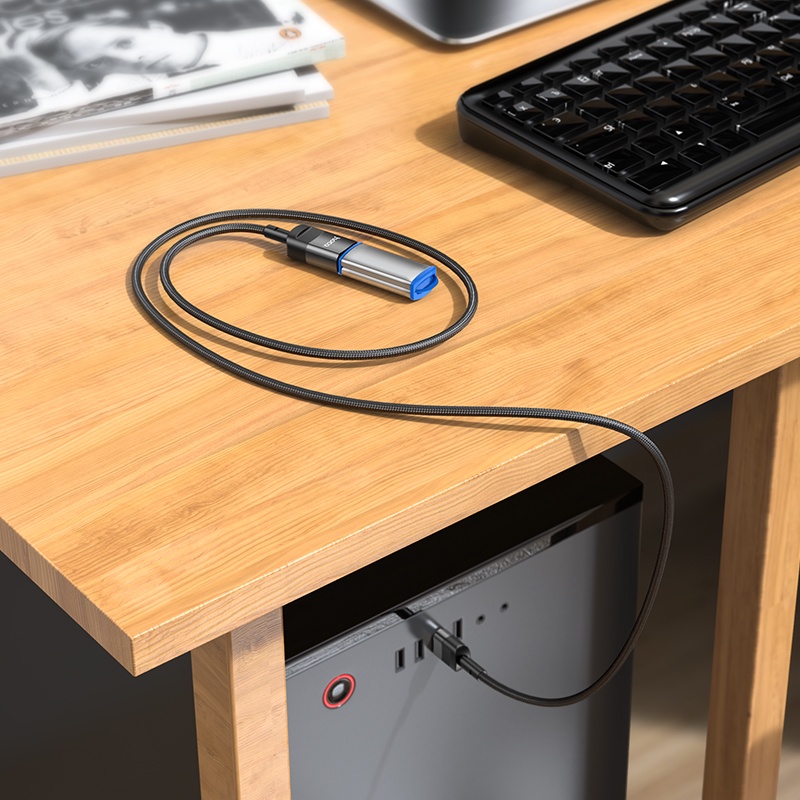 Dây cáp nối dài Hoco. chuyển đổi đầu cắm sang cổng USB 3.0 1.2m
