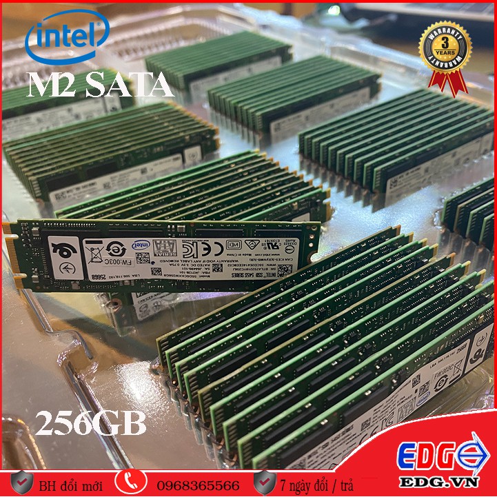 Ổ Cứng M2 SATA 256GB NEW NOBOX Chính hãng Intel 545s series