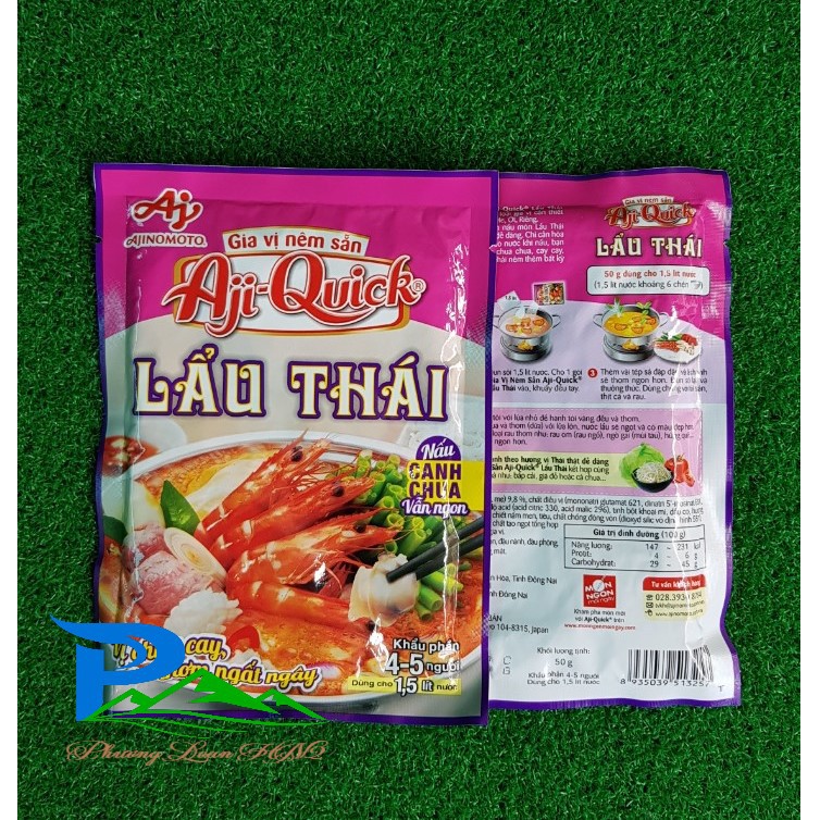 Gia vị Lẩu Thái Ajiquick chua cay - Gói 50g
