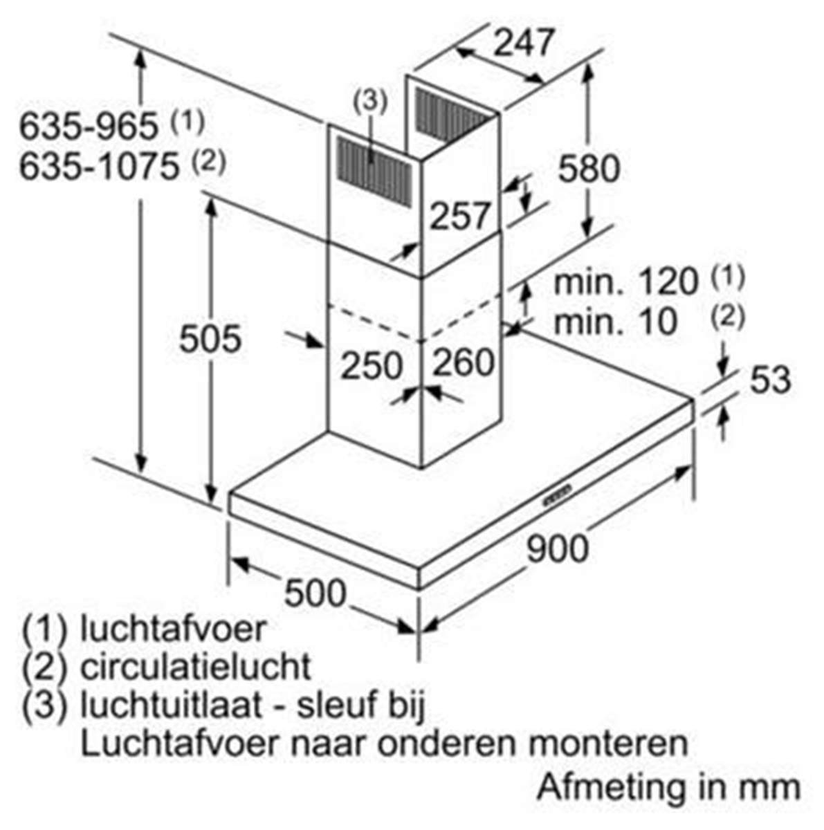 Máy hút mùi Bosch DWB97IM50