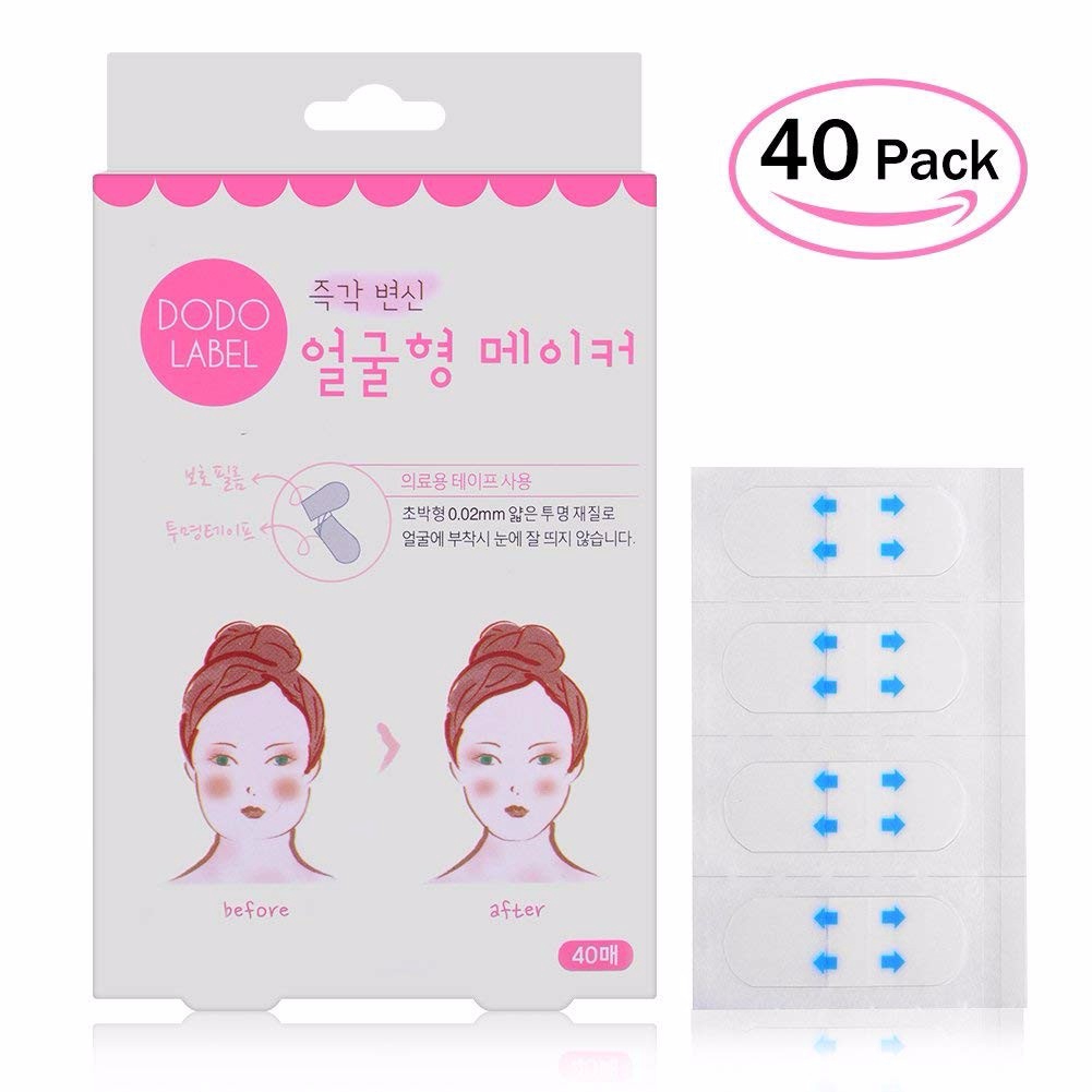 Bộ 40 miếng nâng mặt hình chữ V làm đẹp vô hình