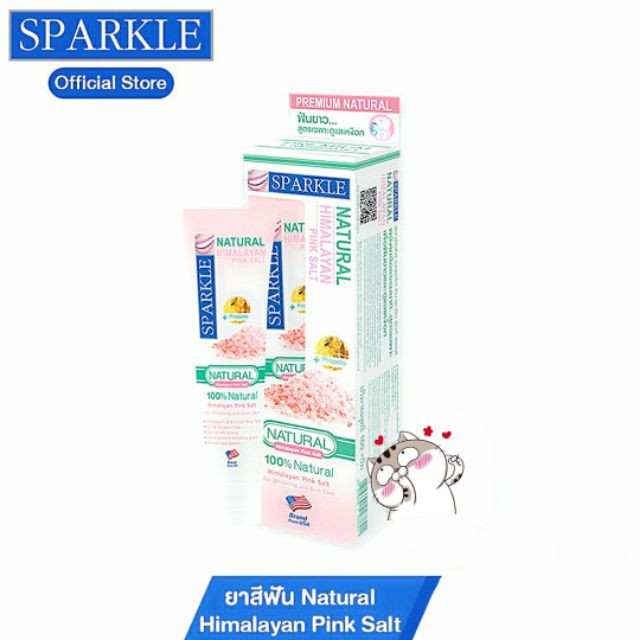 Kem Đánh Răng SPARKLE HIMALAYAN PINK SALT  100g - Thái Lan