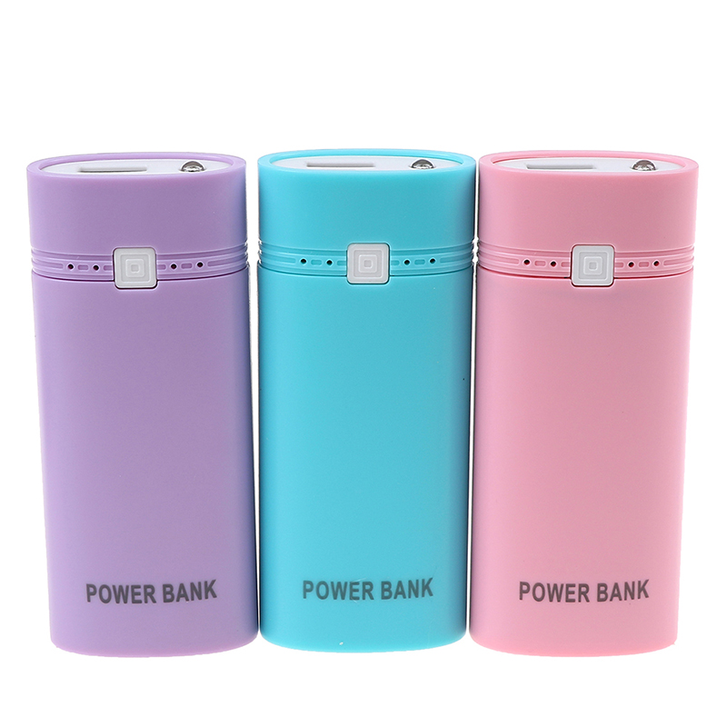 Sạc Dự Phòng 2 Pin 18650 Usb Có Đèn Flash Ban Đêm